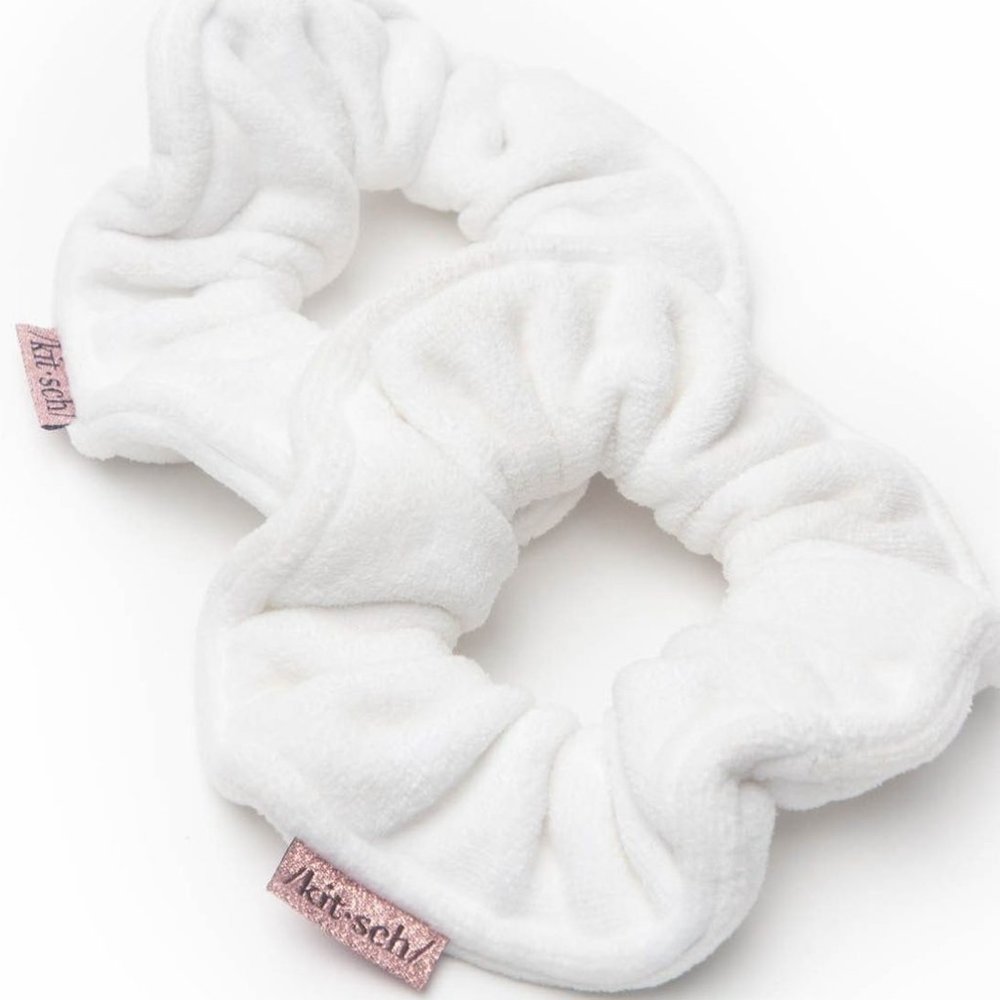 KITSCH Towel Scrunchies *White*
